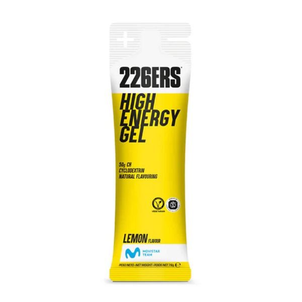 gel de hidratos para una maratón sabor limón