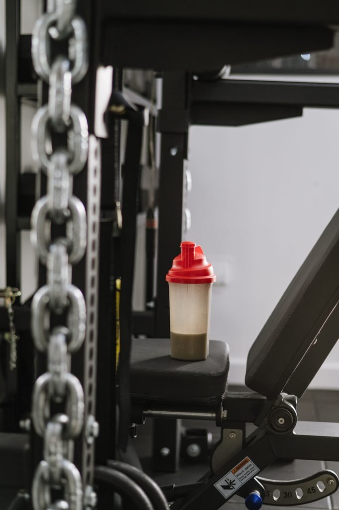 Maltodextrina como ingrediente en un shake pre entreno.