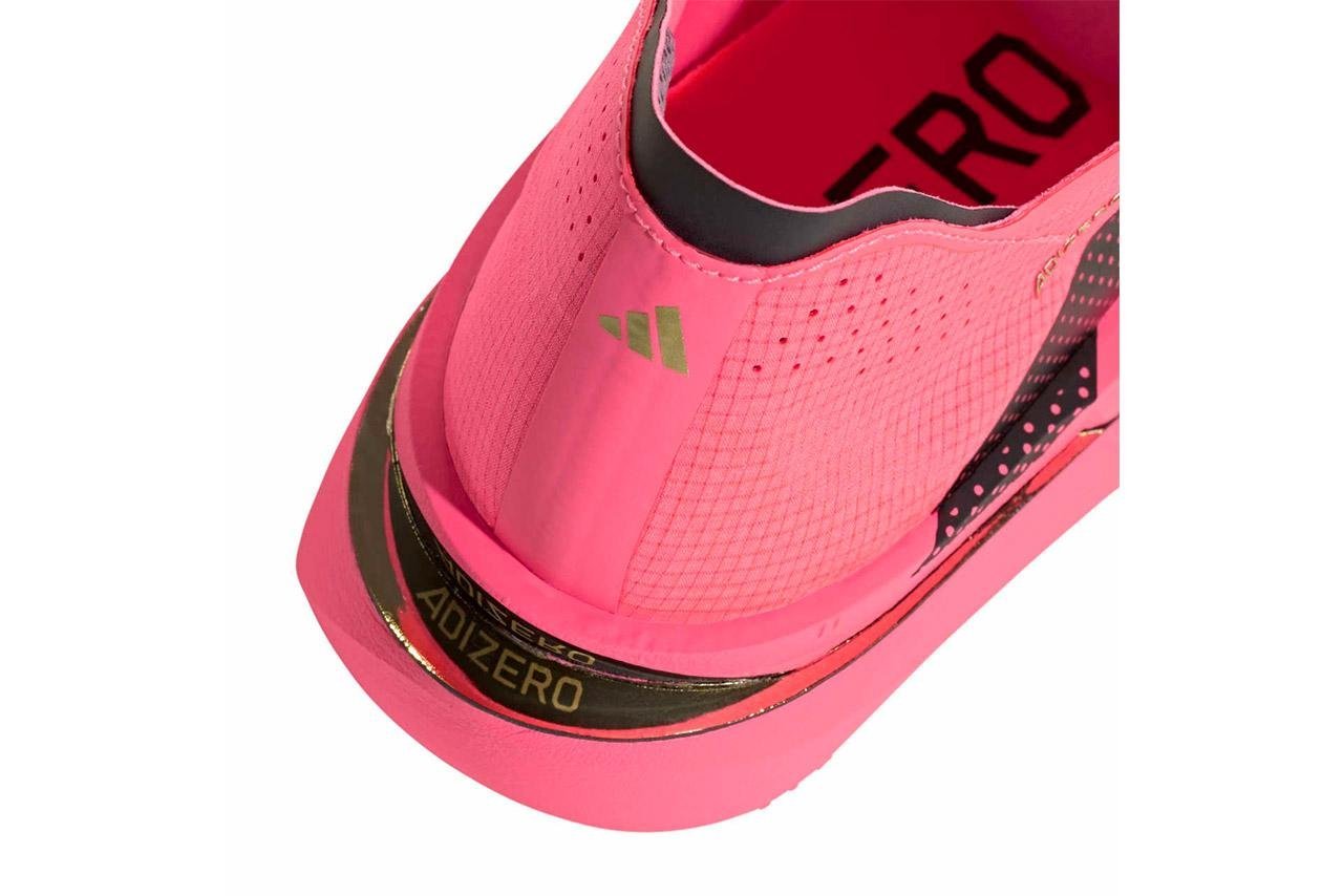 Talón de la adidas Adizero Adios Pro 5 con el aro de carbono EnergyRim