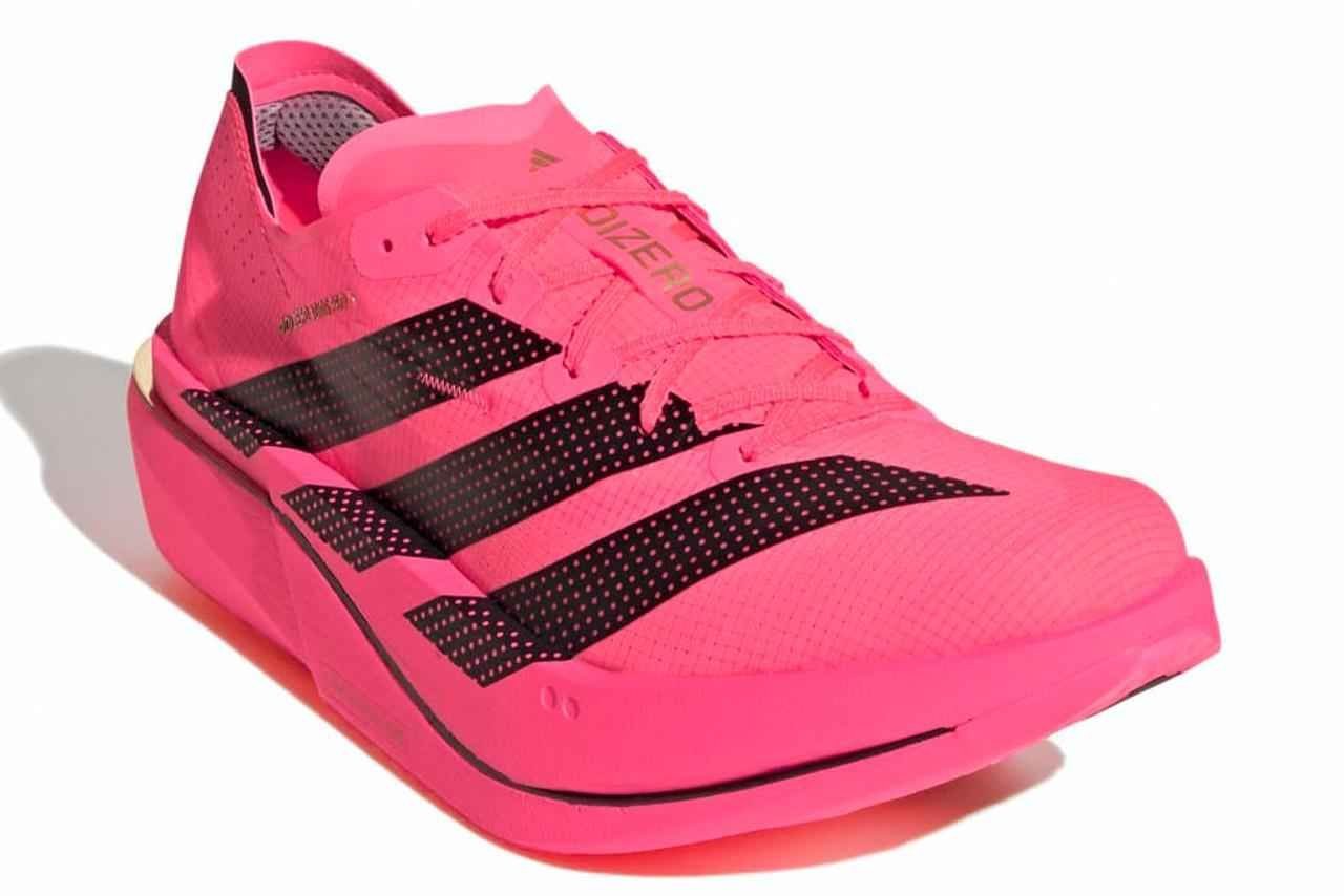 adidas Adizero Adios Pro 5 in three-quarter view