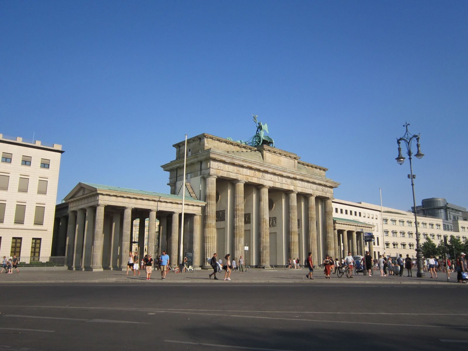 Puerta de Brandeburgo en Berlín, meta de una de las World Marathon Majors